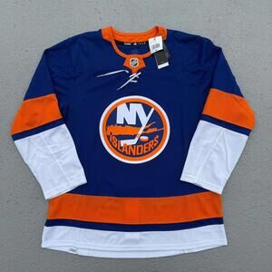 Men's NHL New York Islanders Adidas Authentic Primegreen Jersey Blue Size 52